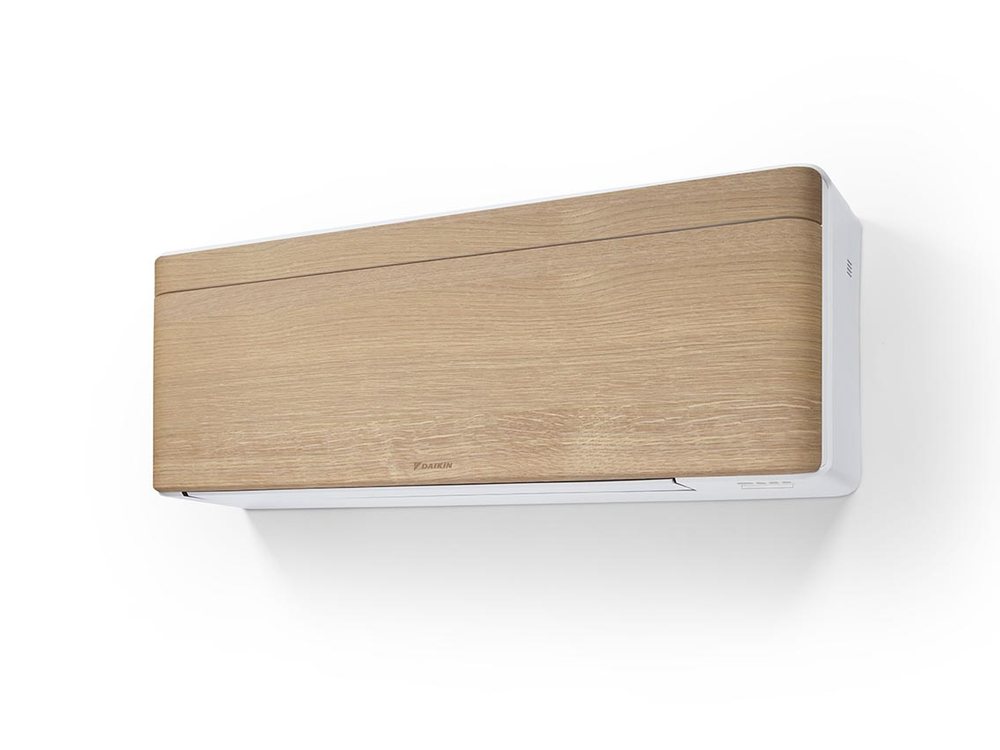 Daikin Stylish indoor unit with a wood fascia